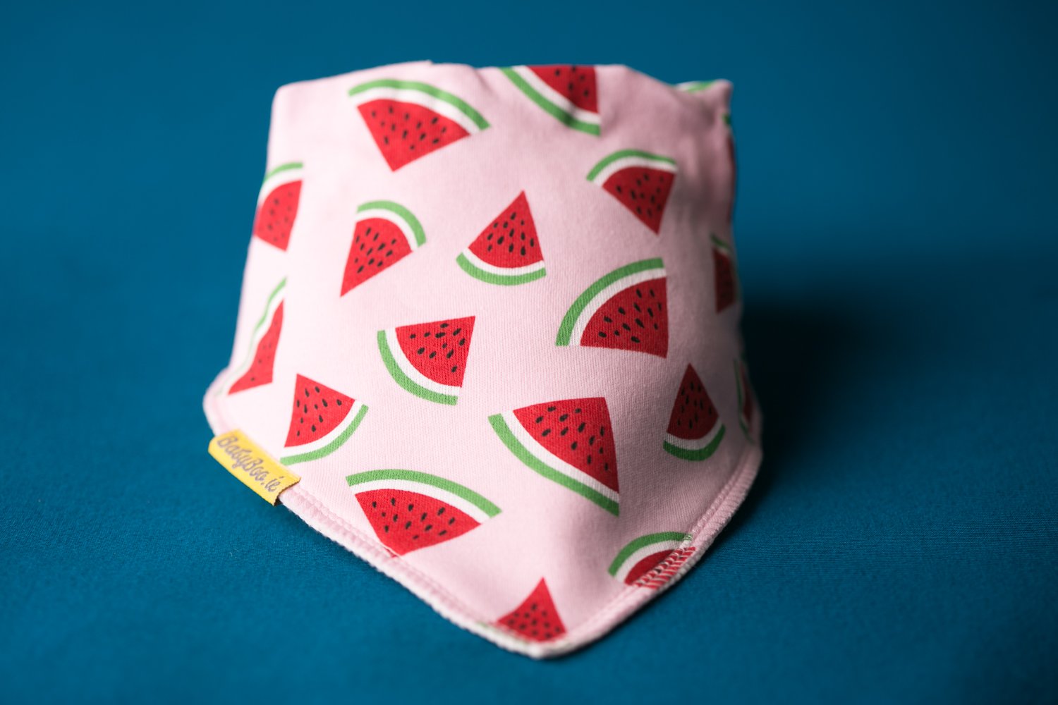 Summer watermelons organic cotton DribbleBoo bandana bib
