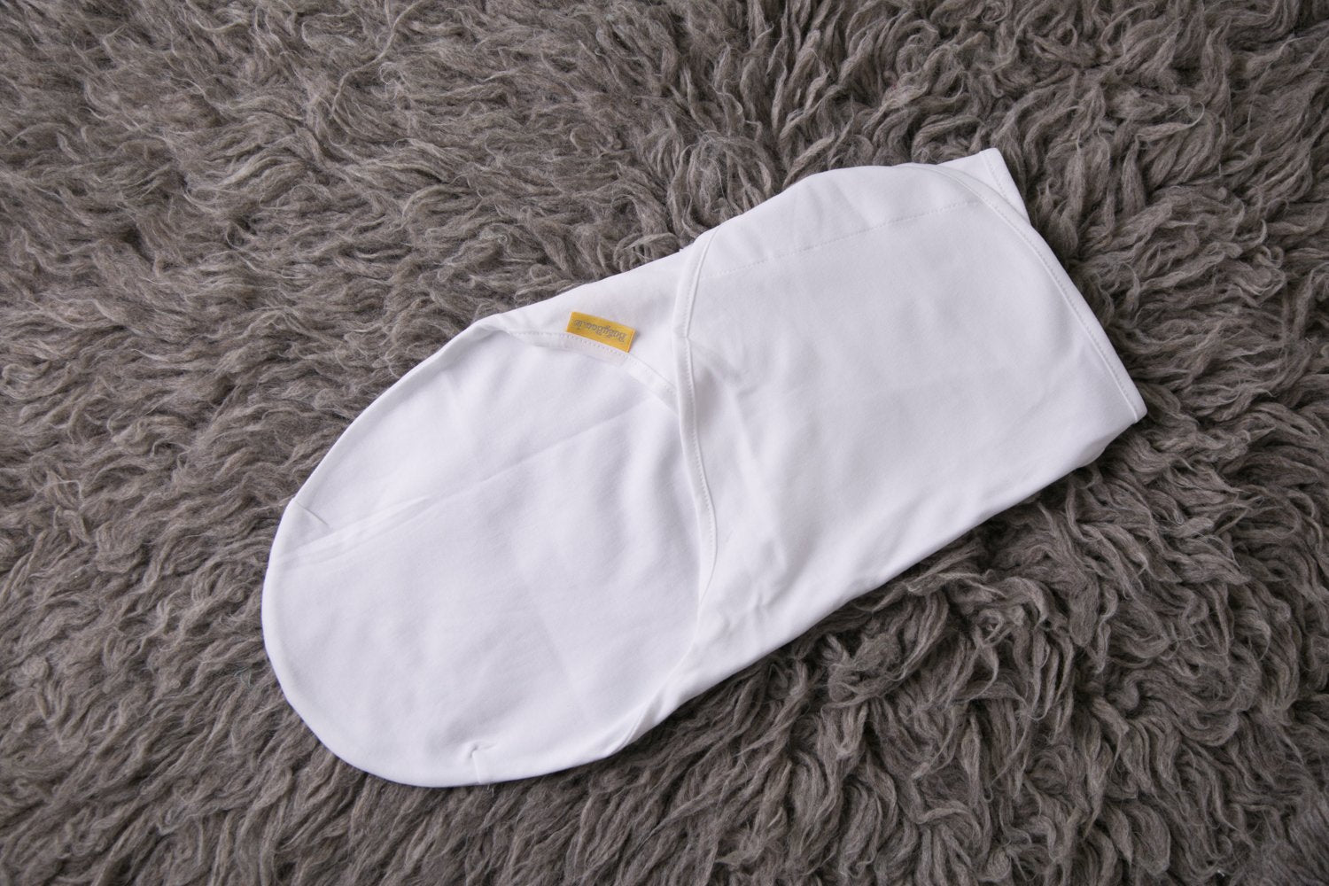 Pure white organic cotton SwaddleBoo