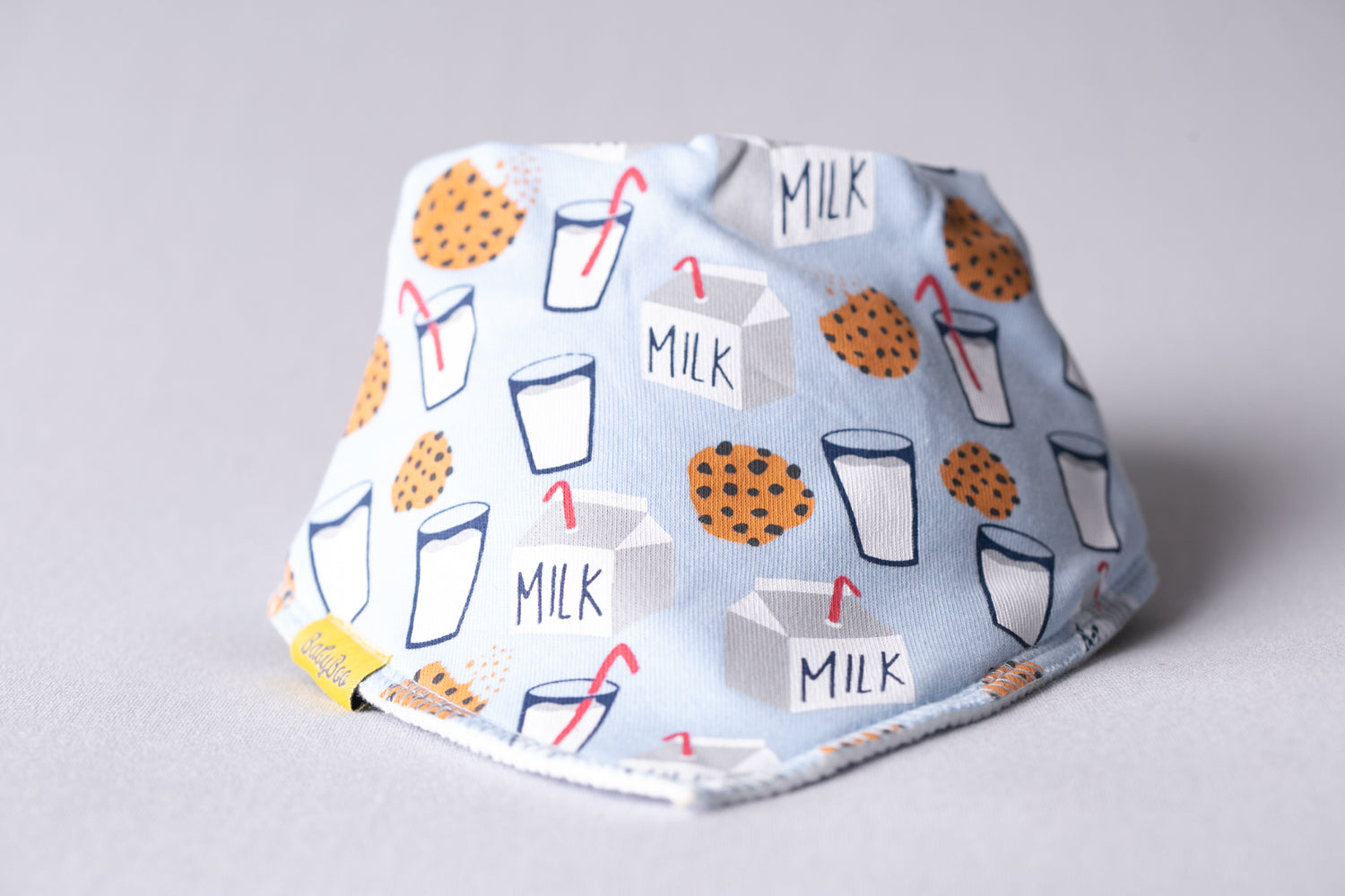 Milk & Cookies organic cotton DribbleBoo bandana bib