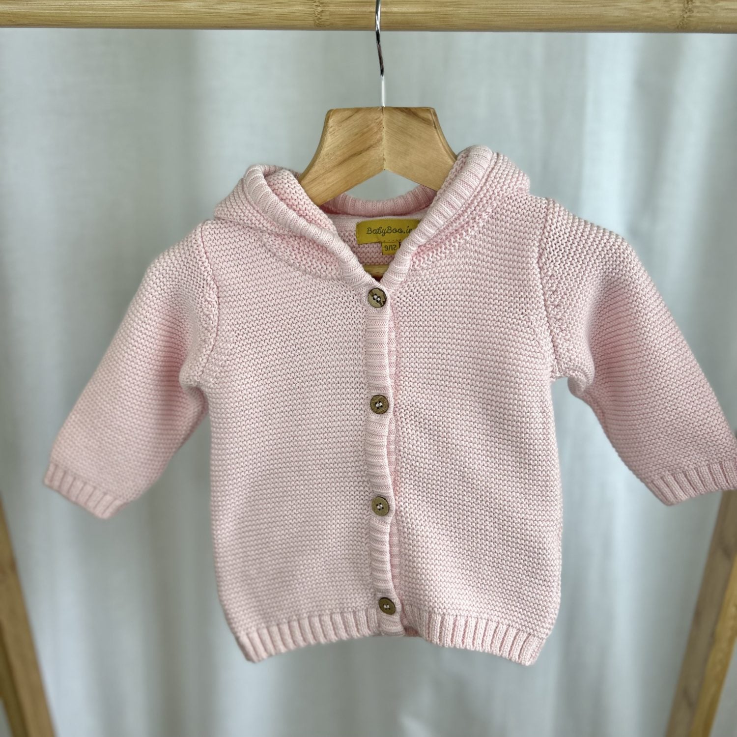 Baby Pink organic cotton hoodie