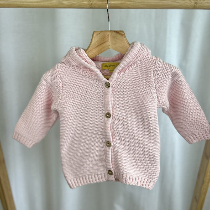 Cute Bunny Organic Cotton Hoodie Cardigan
