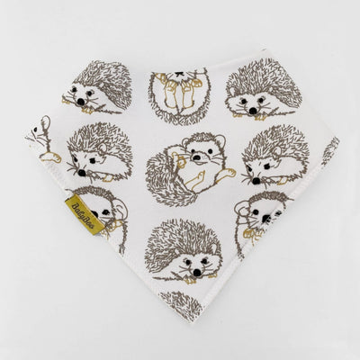 Fauna Kids Hedgehog organic cotton DribbleBoo bandana bib