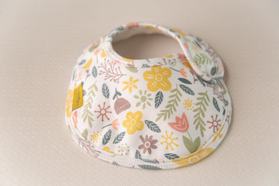 Retro Floral organic cotton LittleBoo baby bib
