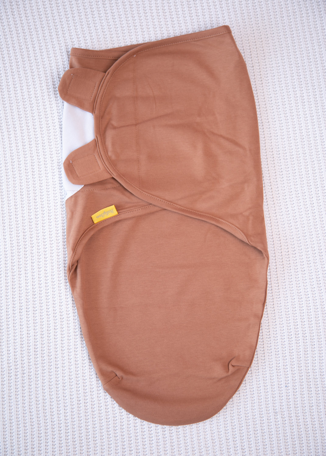 Mocha organic cotton SwaddleBoo