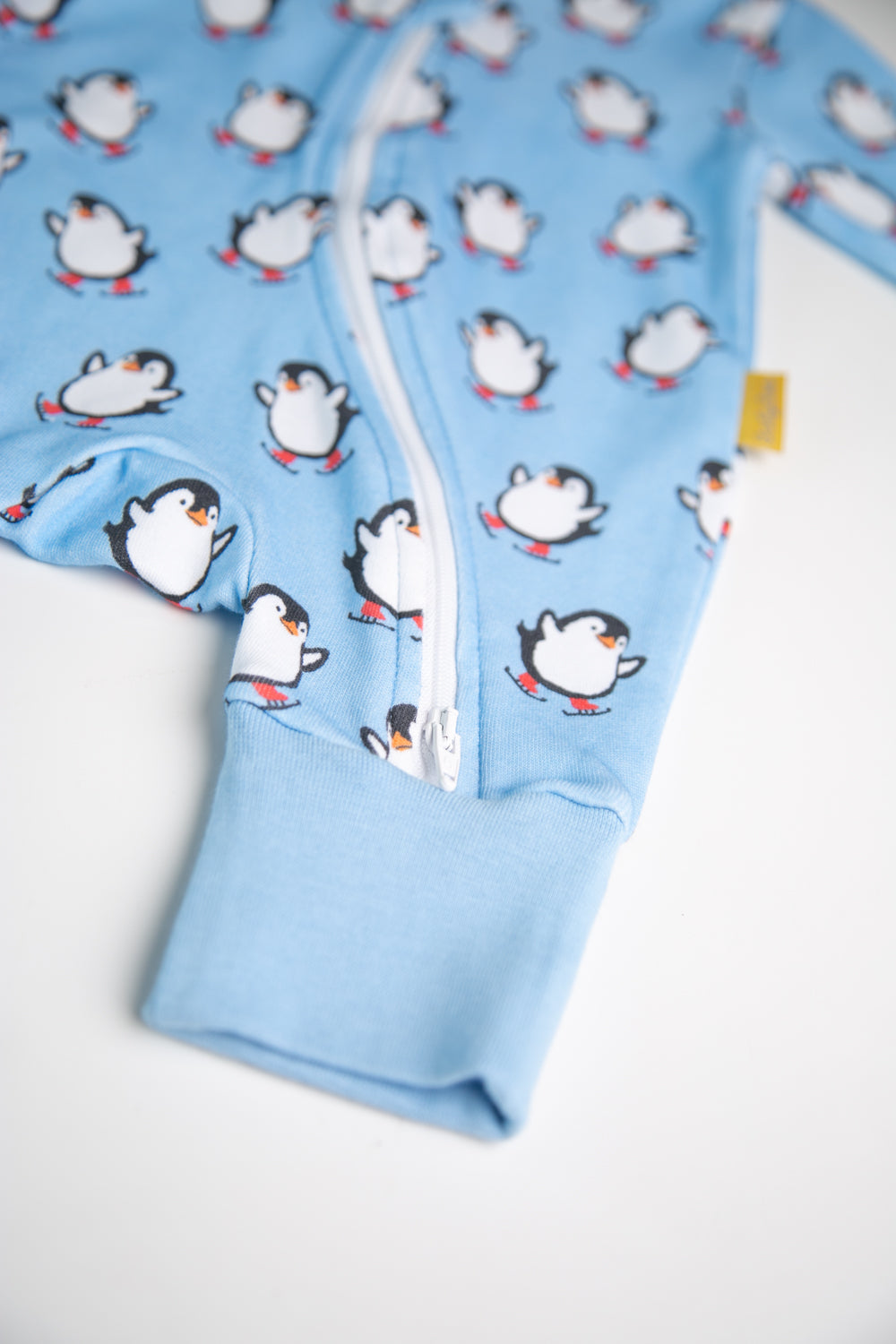 Penguins organic cotton ZippyBoo suit