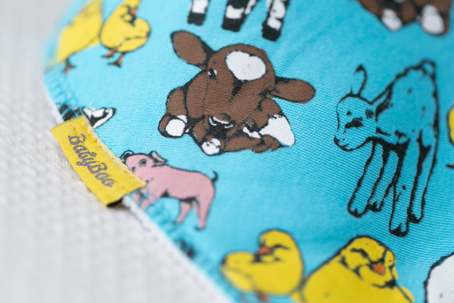 Fauna Farmyard organic cotton DribbleBoo bandana bib