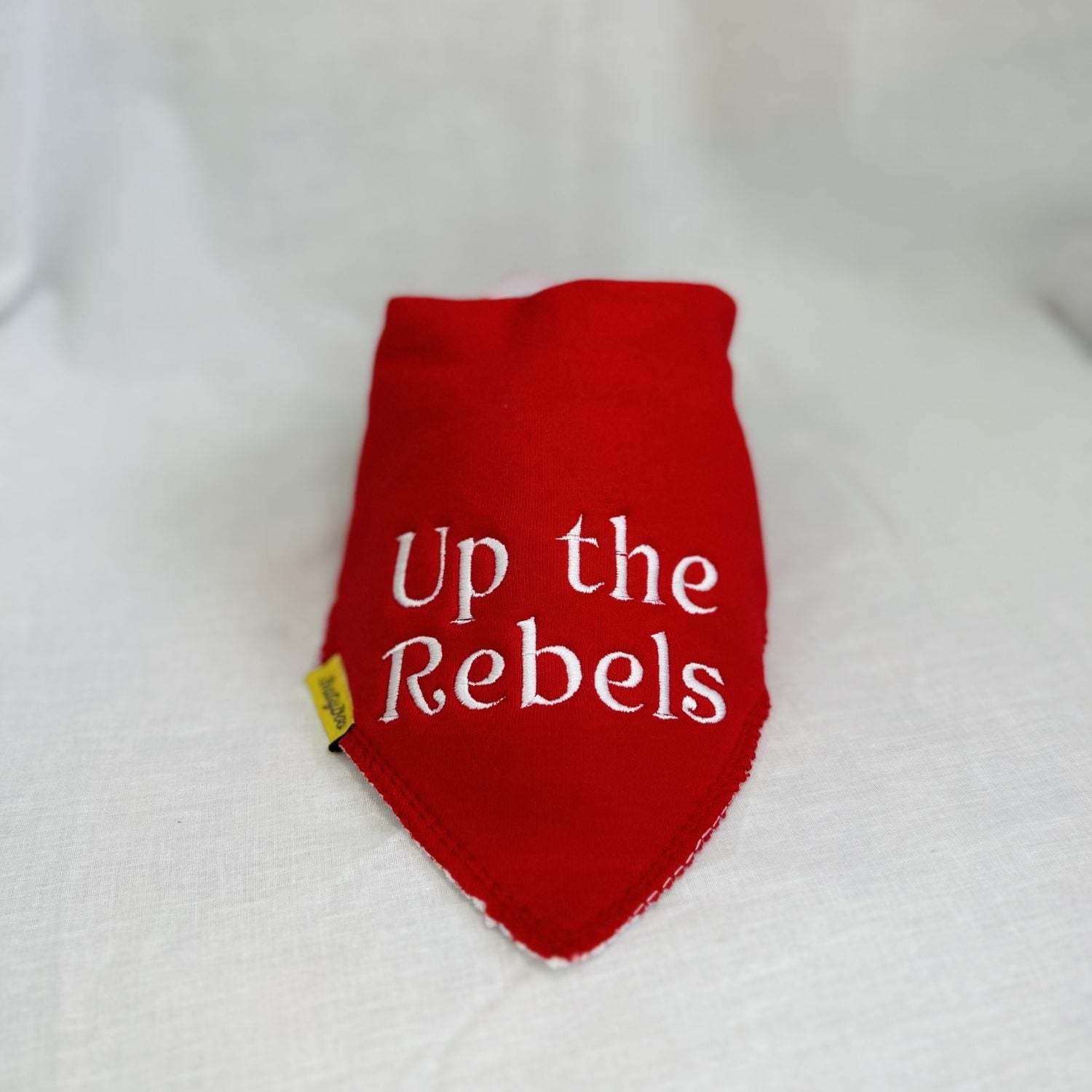 Up the Rebels Supporter Organic Cotton DribbleBoo bandana bib