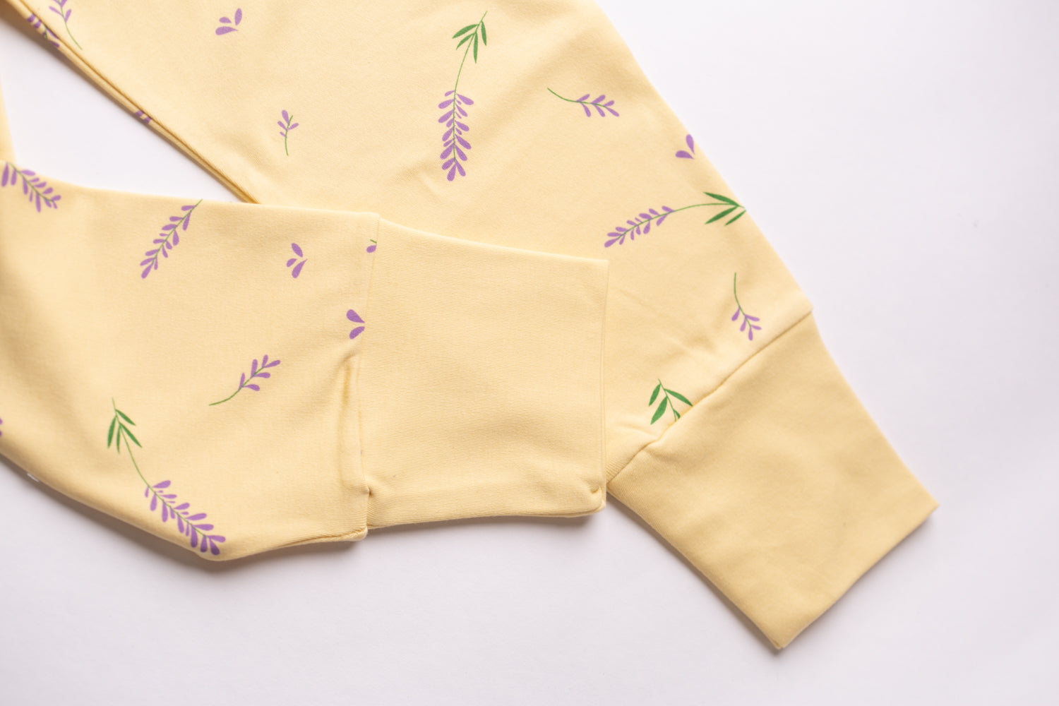 Lavender organic cotton loungewear set