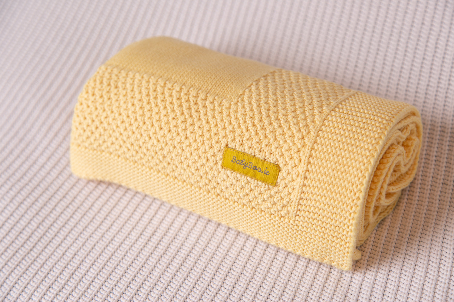 Organic cotton beautiful lemon BlankieBoo