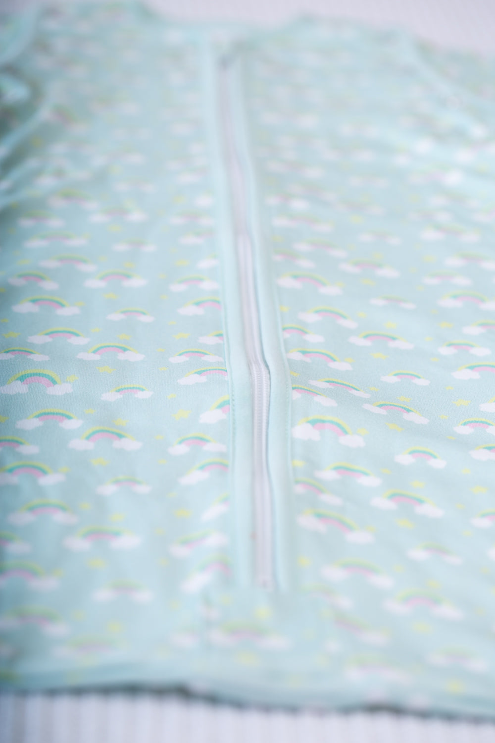 Painted rainbows organic cotton SnuggleBoo sleeping bag (2.5 tog)