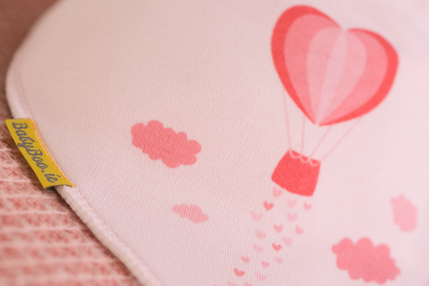 Love is in the air organic cotton DribbleBoo bandana bib