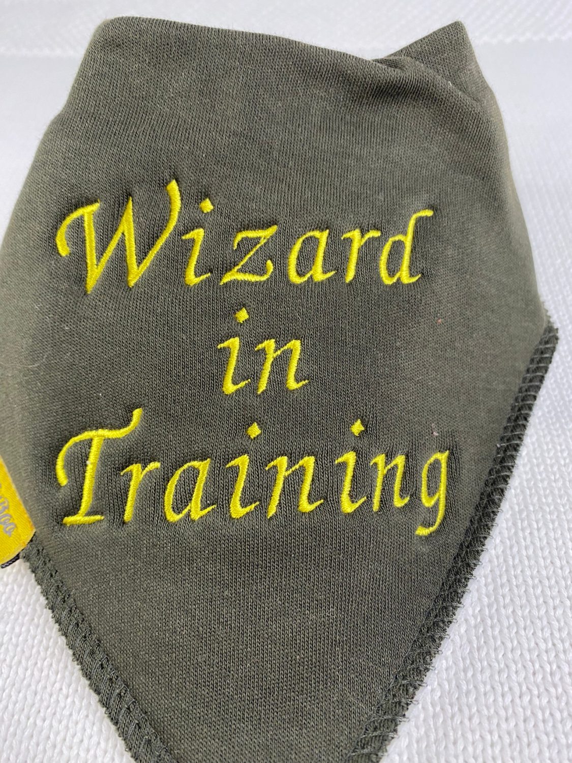 Wizard organic cotton bandana bib