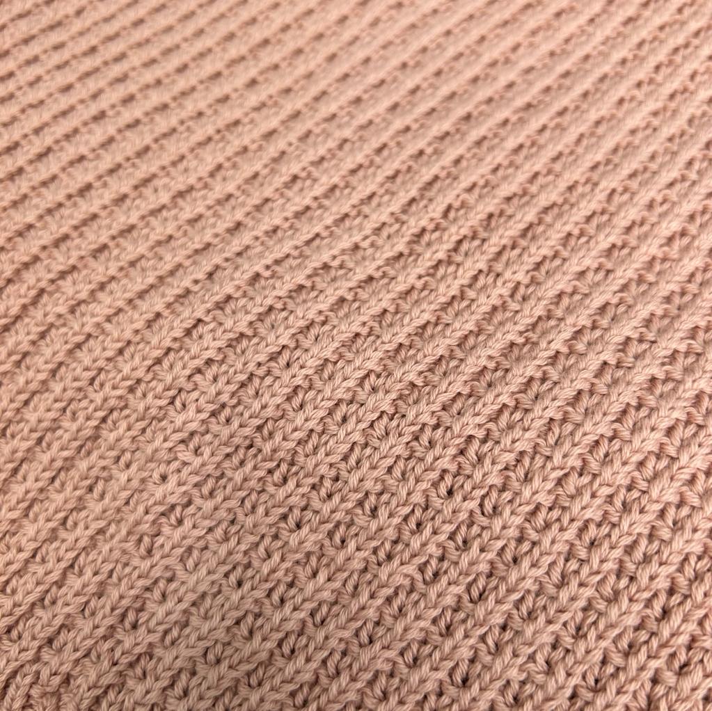 Blush organic cotton waffle style BlankieBoo
