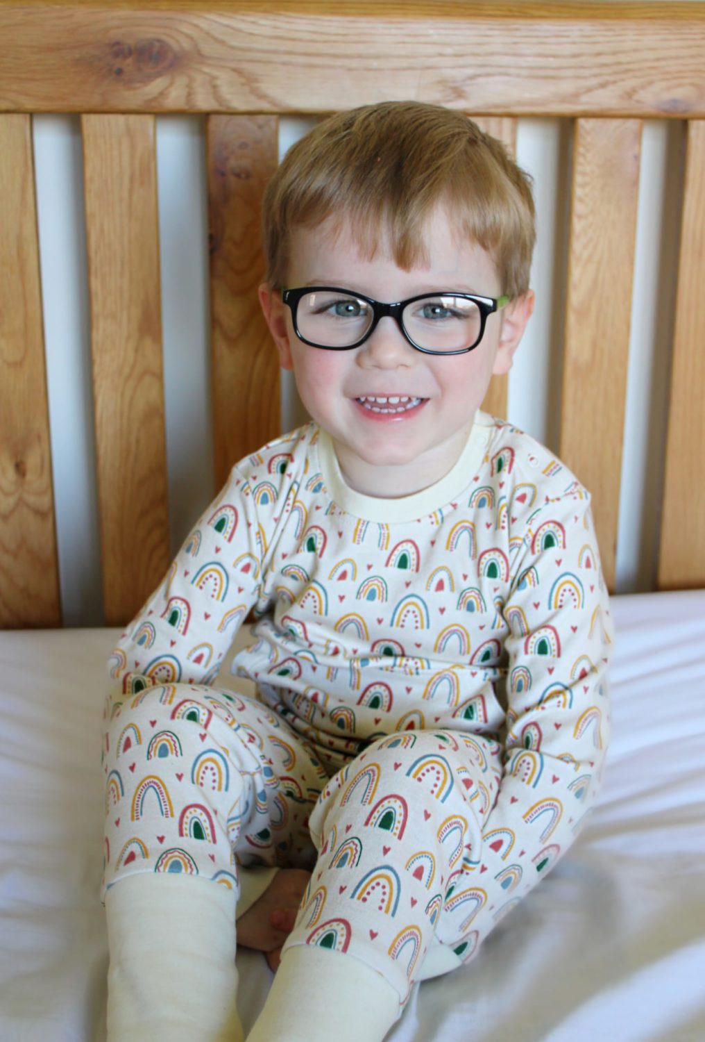 Boho Rainbows organic cotton loungewear set