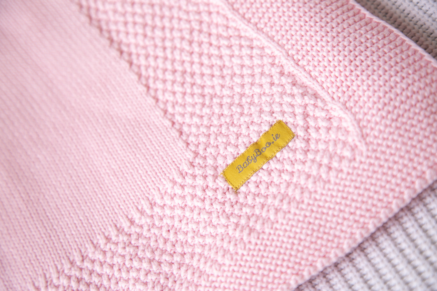 Organic cotton beautiful baby pink BlankieBoo