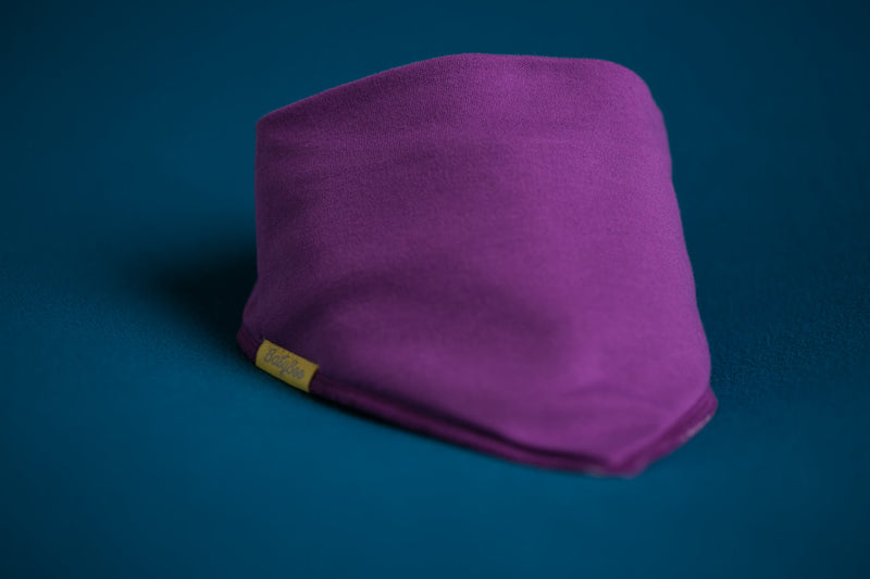Just Purple organic cotton DribbleBoo bandana bib
