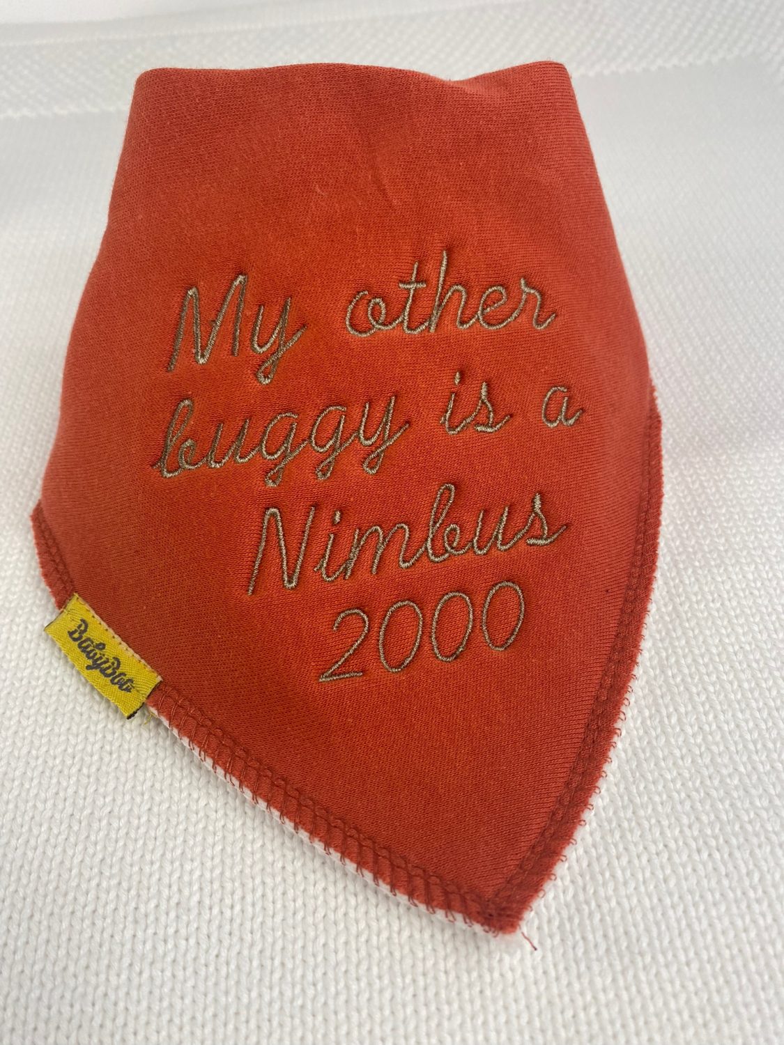 Nimbus 2000 organic cotton DribbleBoo bandana bib