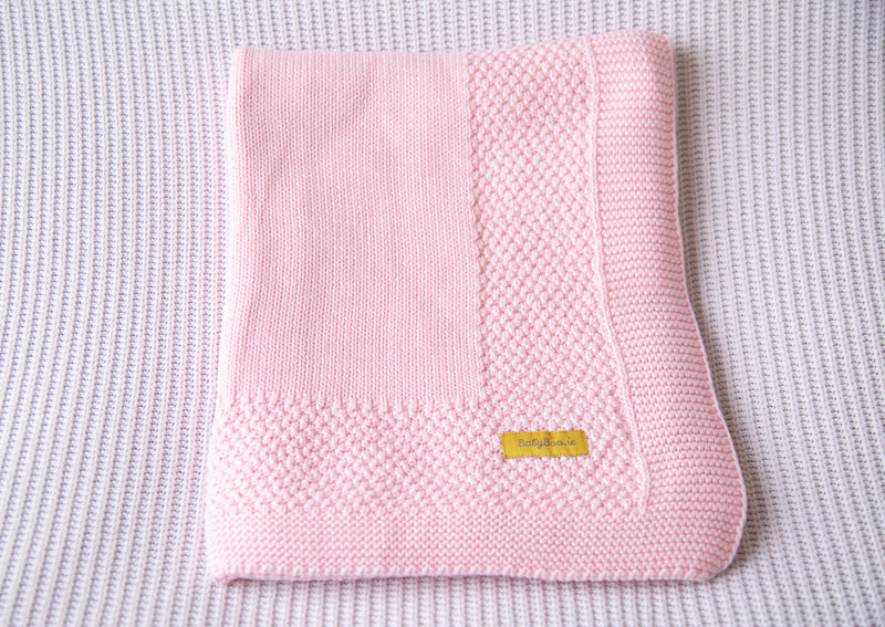 Organic cotton beautiful baby pink BlankieBoo