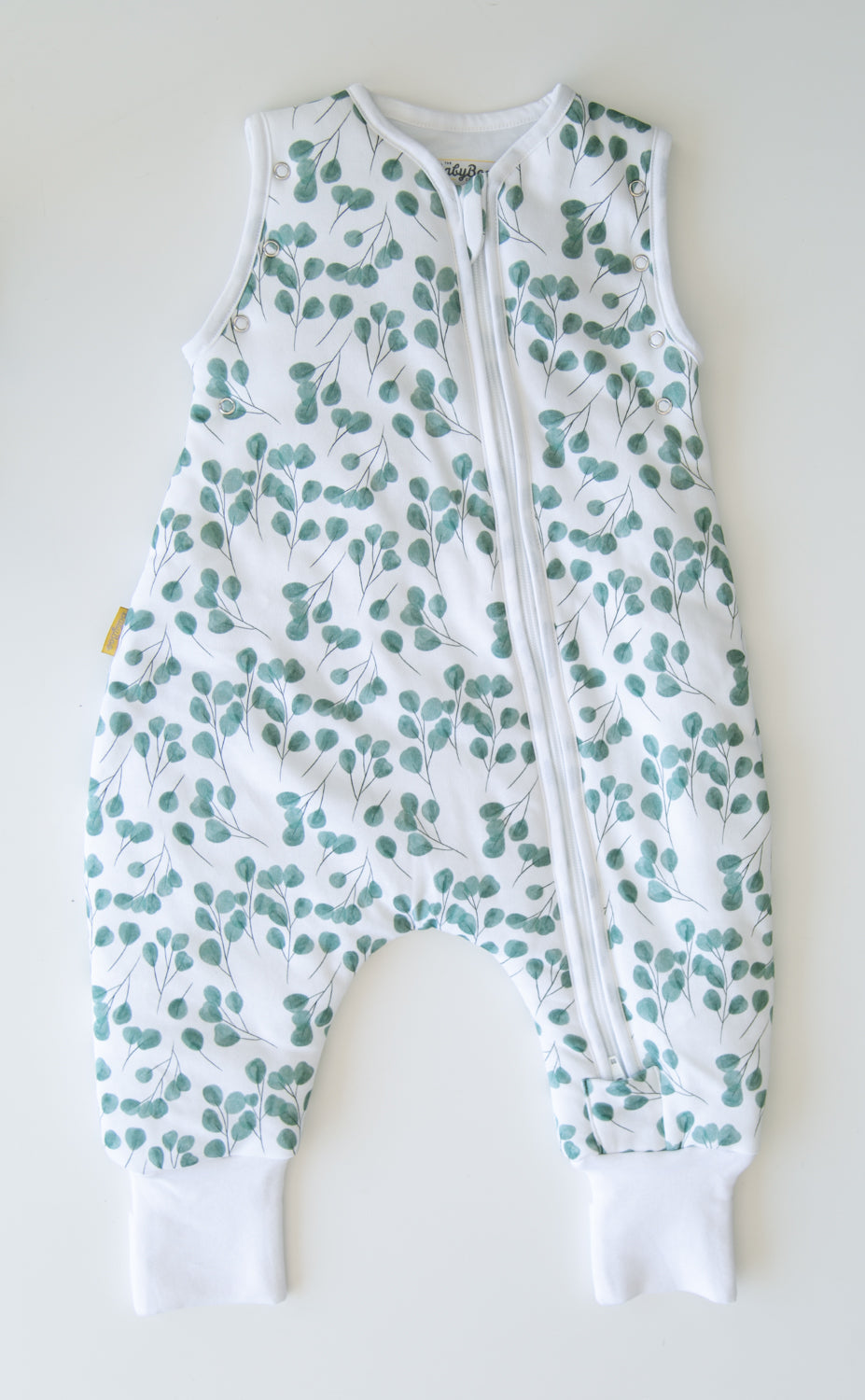 Eucalyptus organic cotton SnuggleBoo sleepsuit (2.5 tog)
