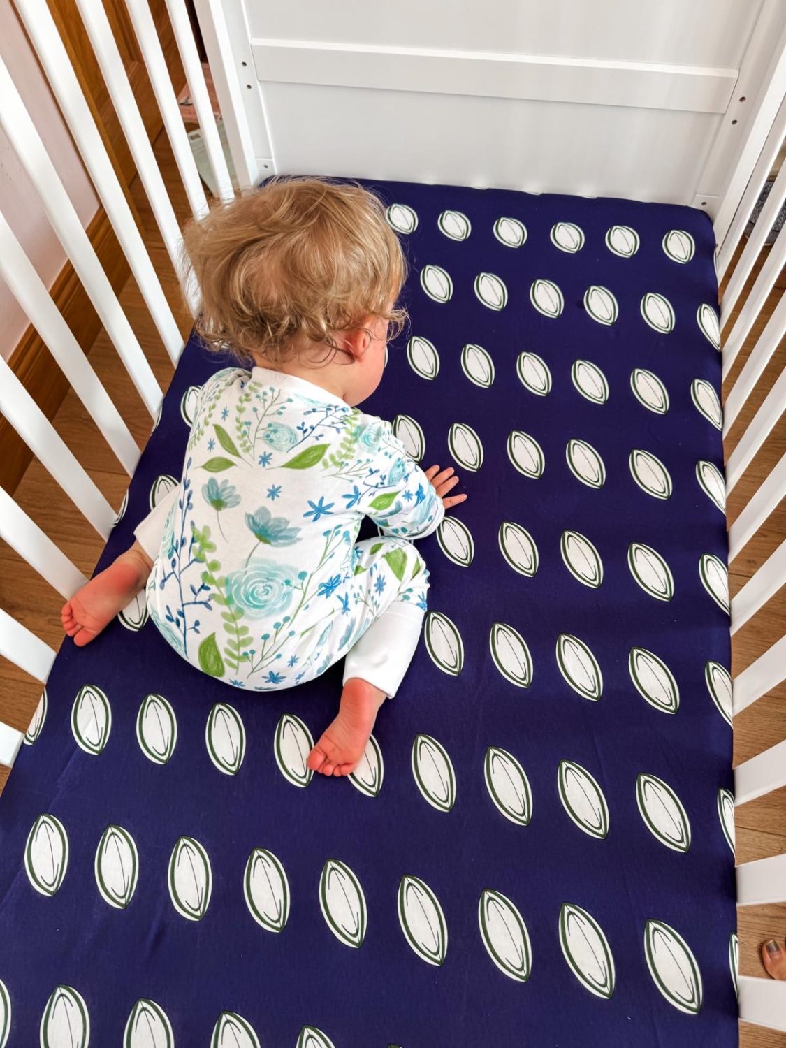 Rugby fan organic cotton BeddyBoo fitted sheet