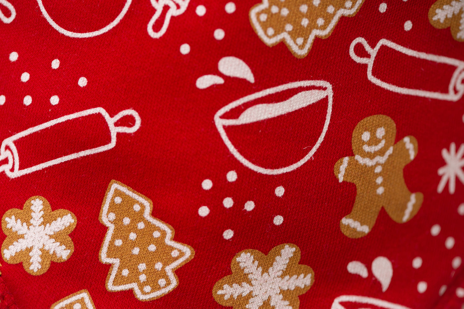 Baking for Santa organic cotton DribbleBoo bandana bib