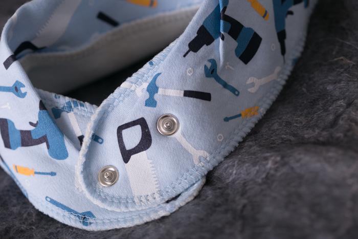 Builder boo organic cotton DribbleBoo bandana bib