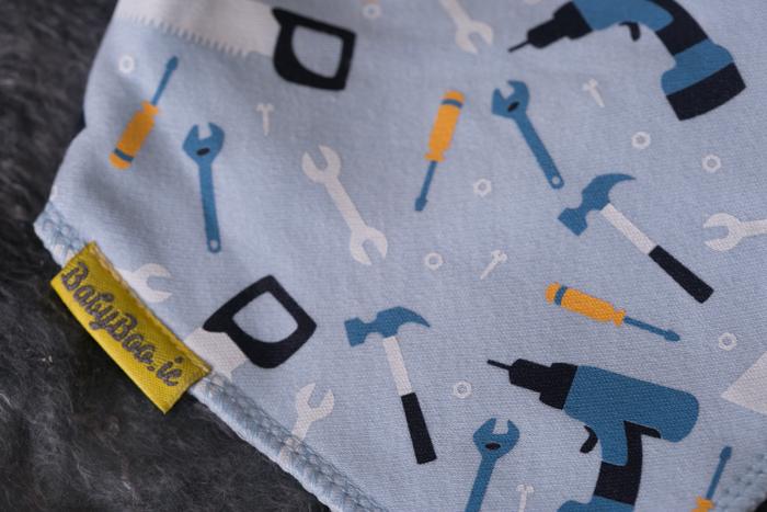 Builder boo organic cotton DribbleBoo bandana bib