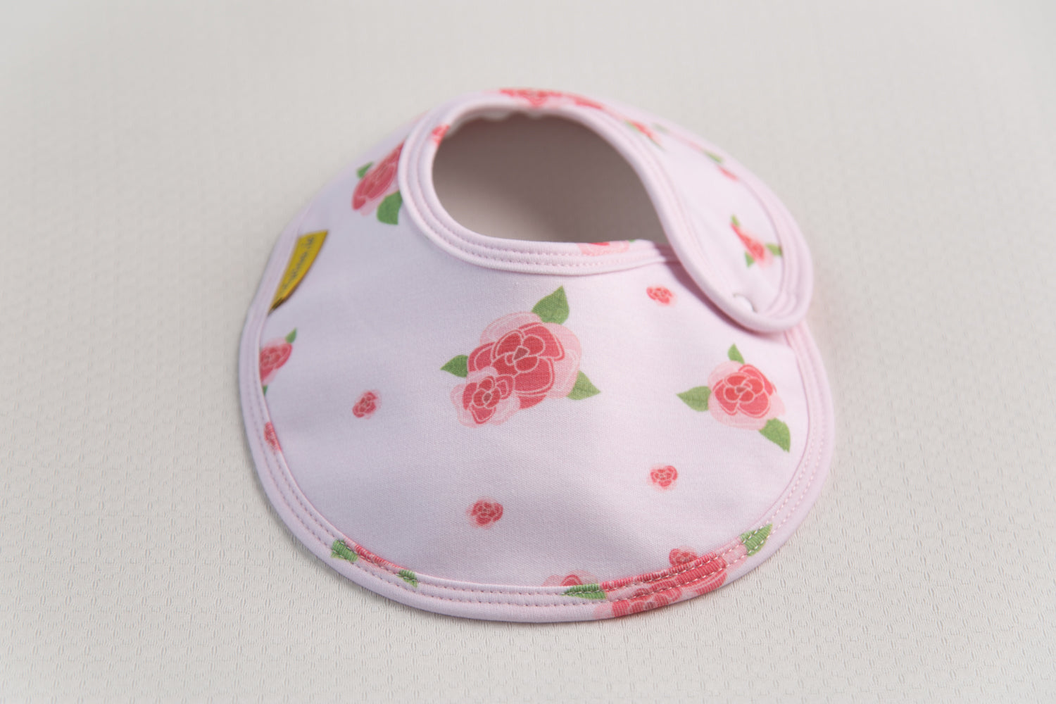 Roses organic cotton LittleBoo baby bib