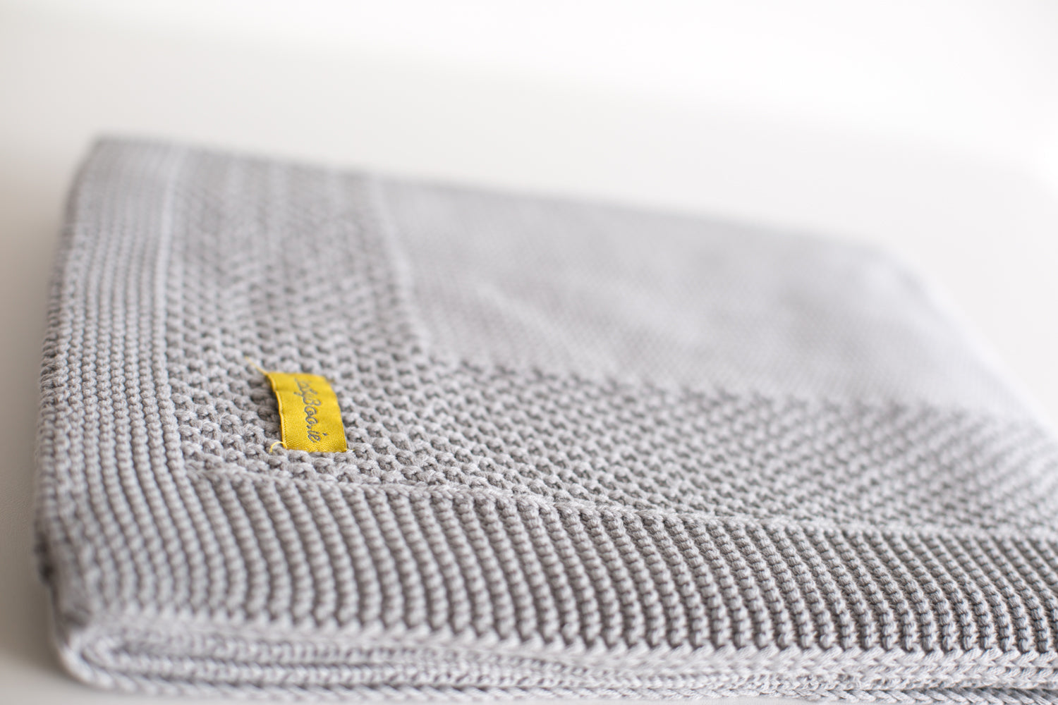Organic cotton beautiful grey BlankieBoo