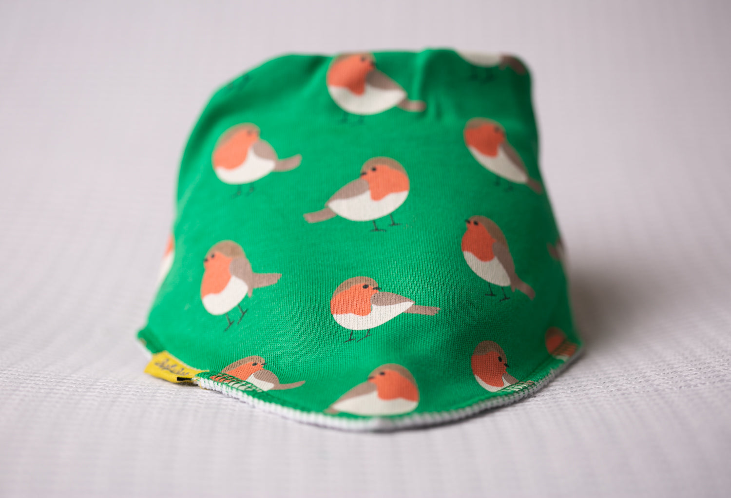 Ruby robin organic cotton DribbleBoo bandana bib