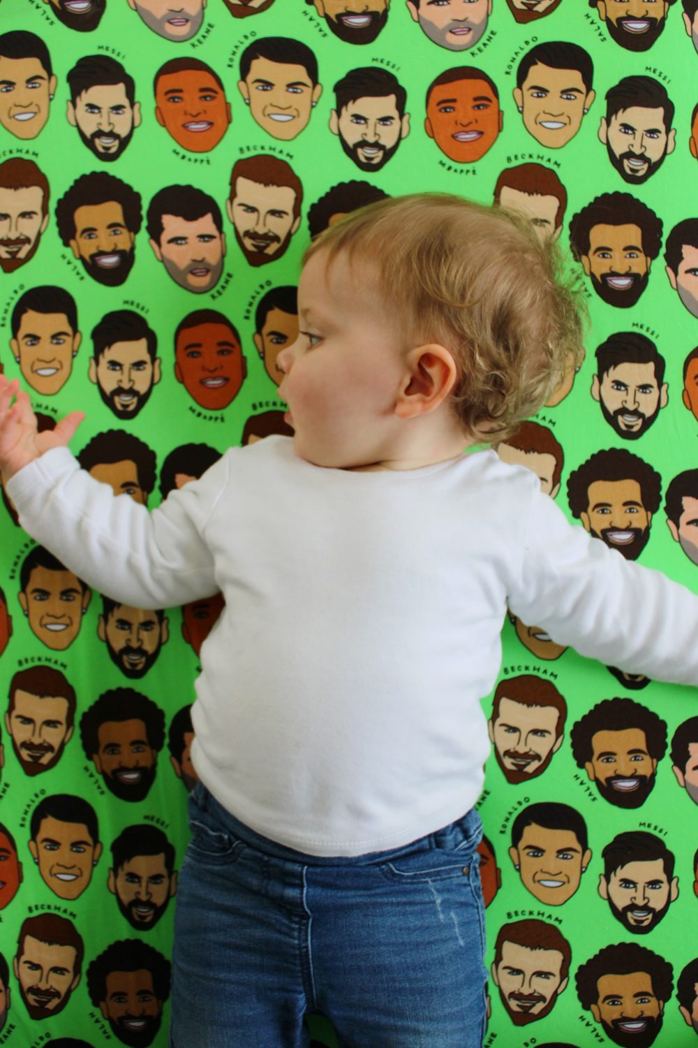 Football Icons organic cotton BeddyBoo fitted sheet