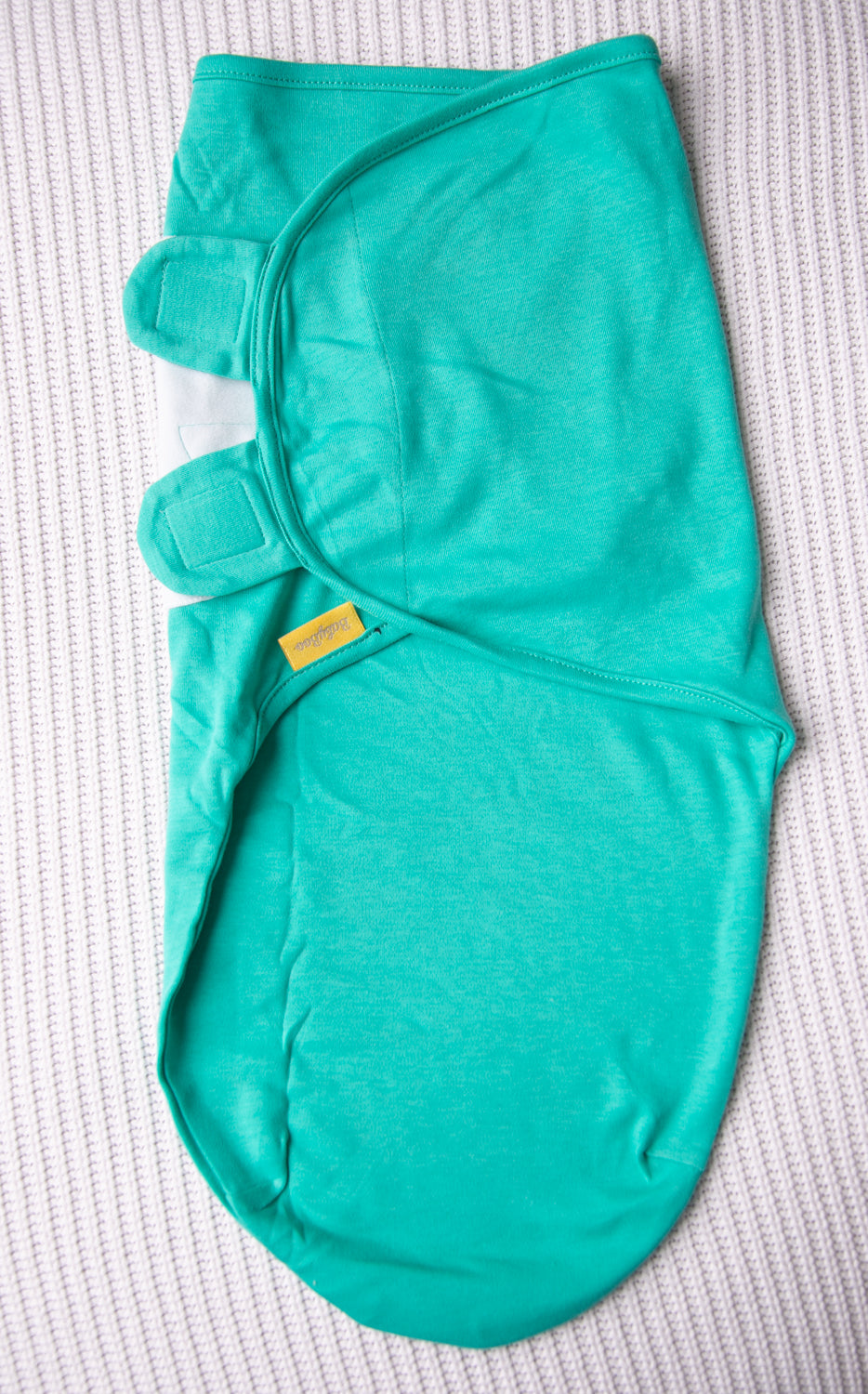 Sea green organic cotton SwaddleBoo