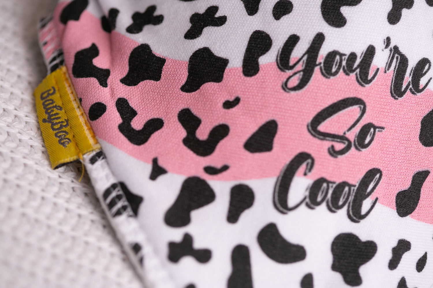 You're so cool organic cotton DribbleBoo bandana bib