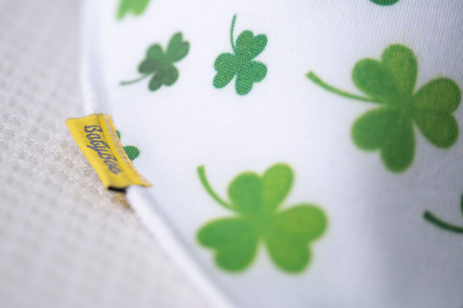 Shamrocks organic cotton DribbleBoo bandana bib