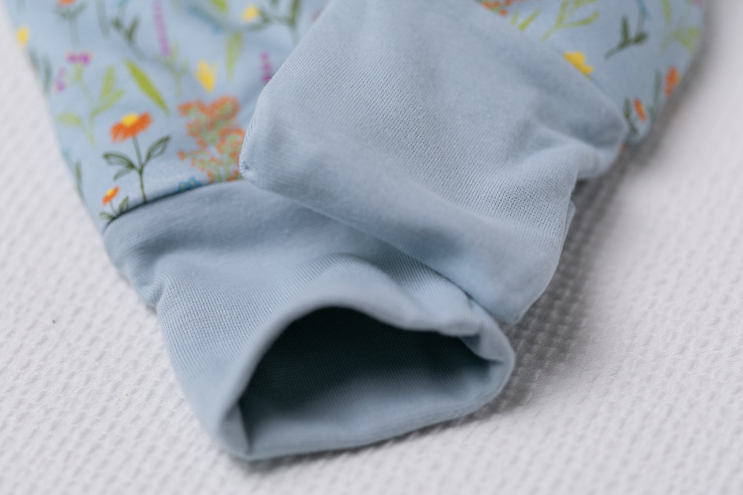 Wildflowers organic cotton SnuggleBoo sleepsuit (1 tog)