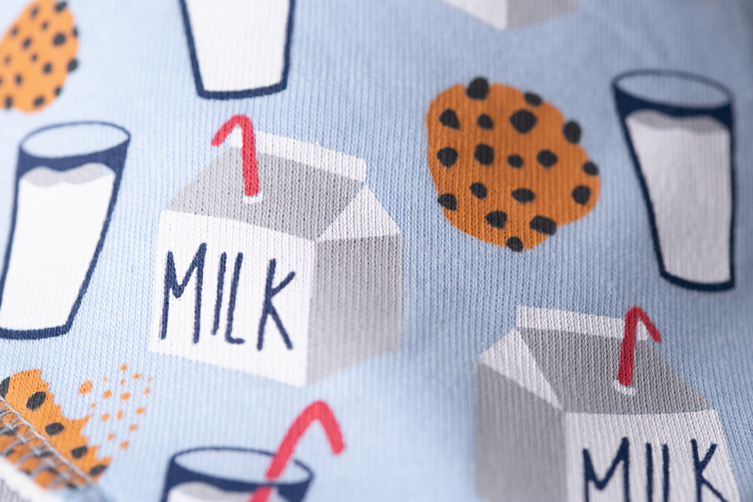 Milk & Cookies organic cotton DribbleBoo bandana bib