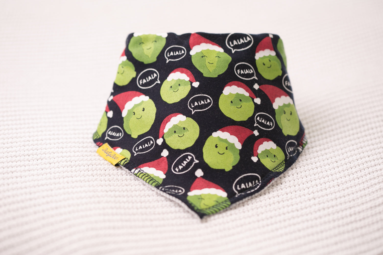Singing sprouts organic cotton DribbleBoo bandana bib
