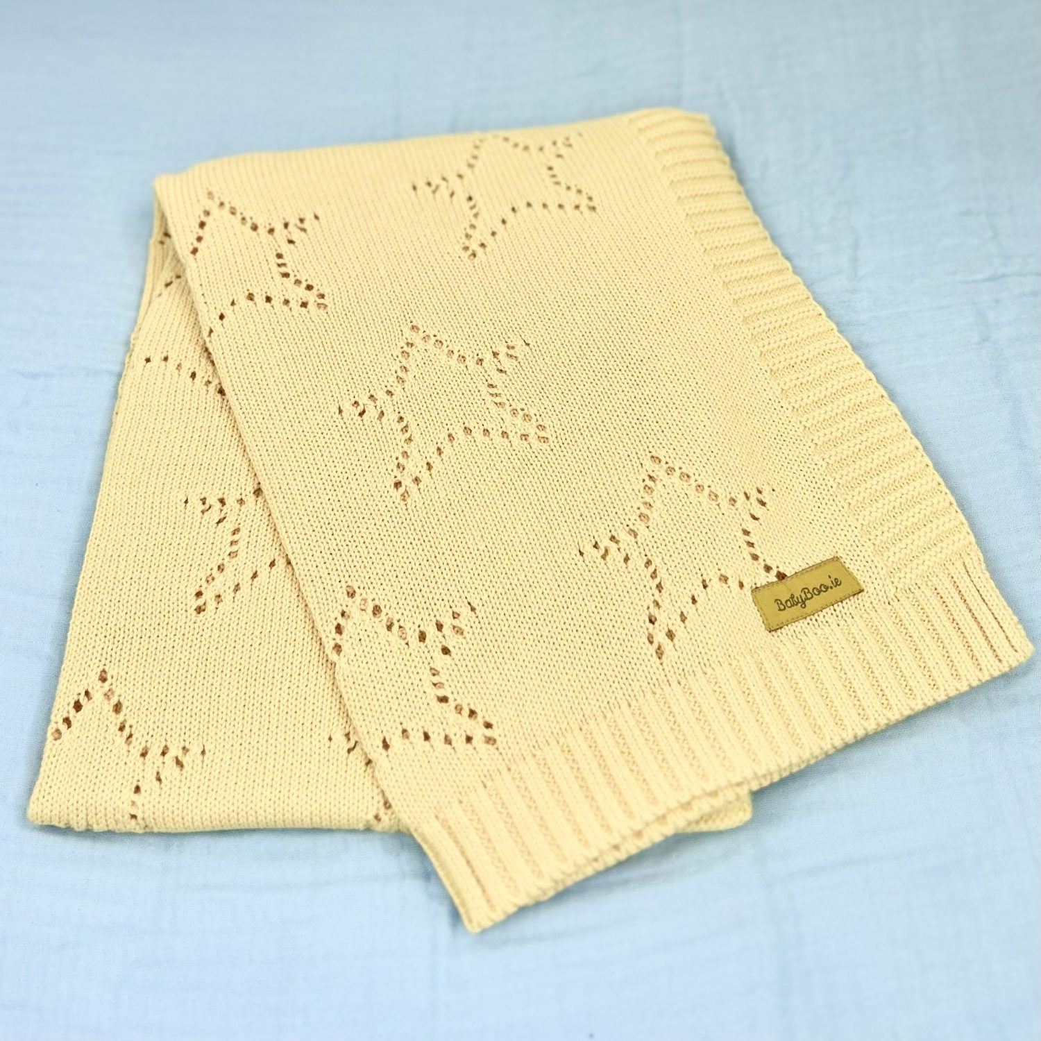 Lemon organic cotton star style BlankieBoo