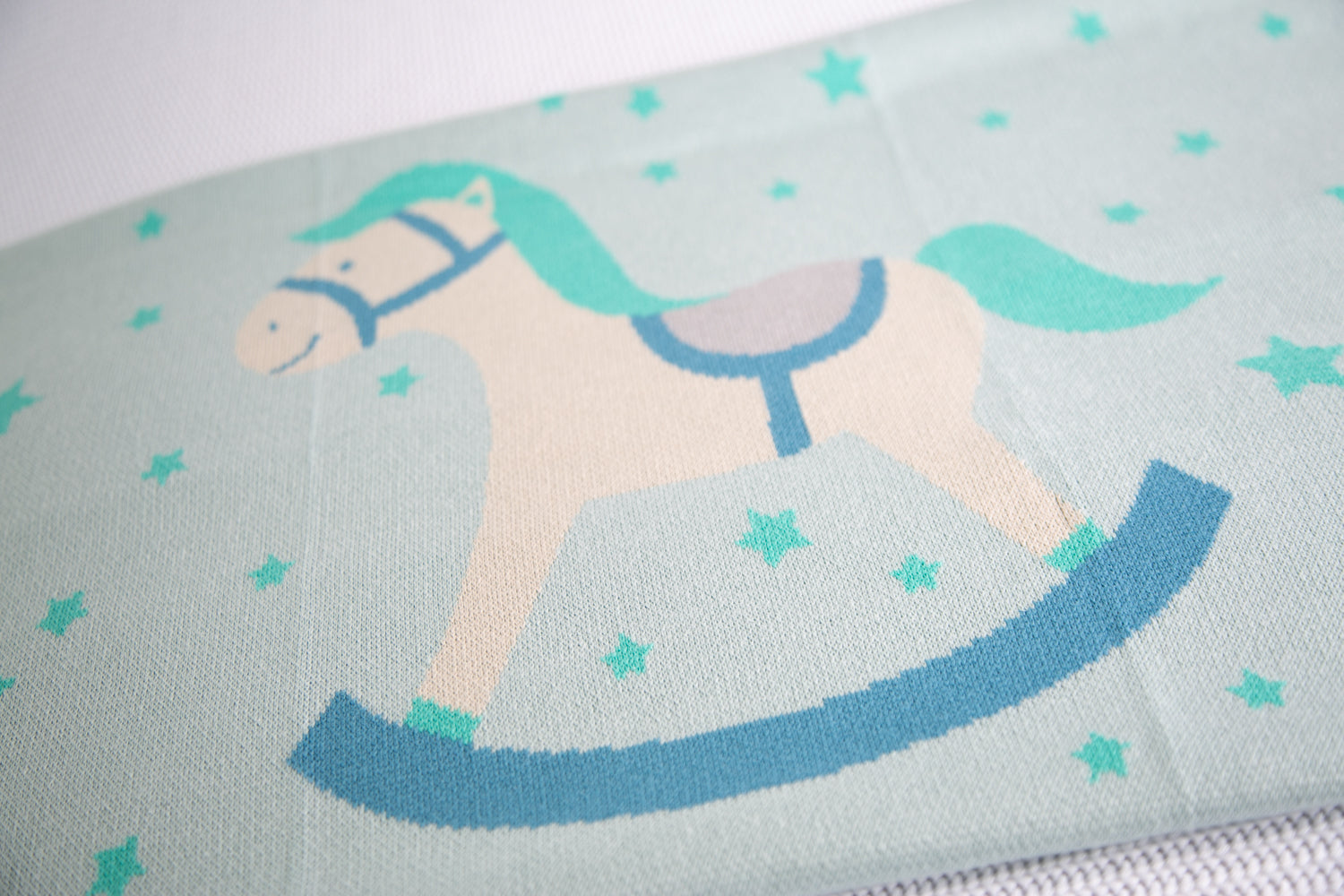 Organic cotton Rocking Horse BlankieBoo