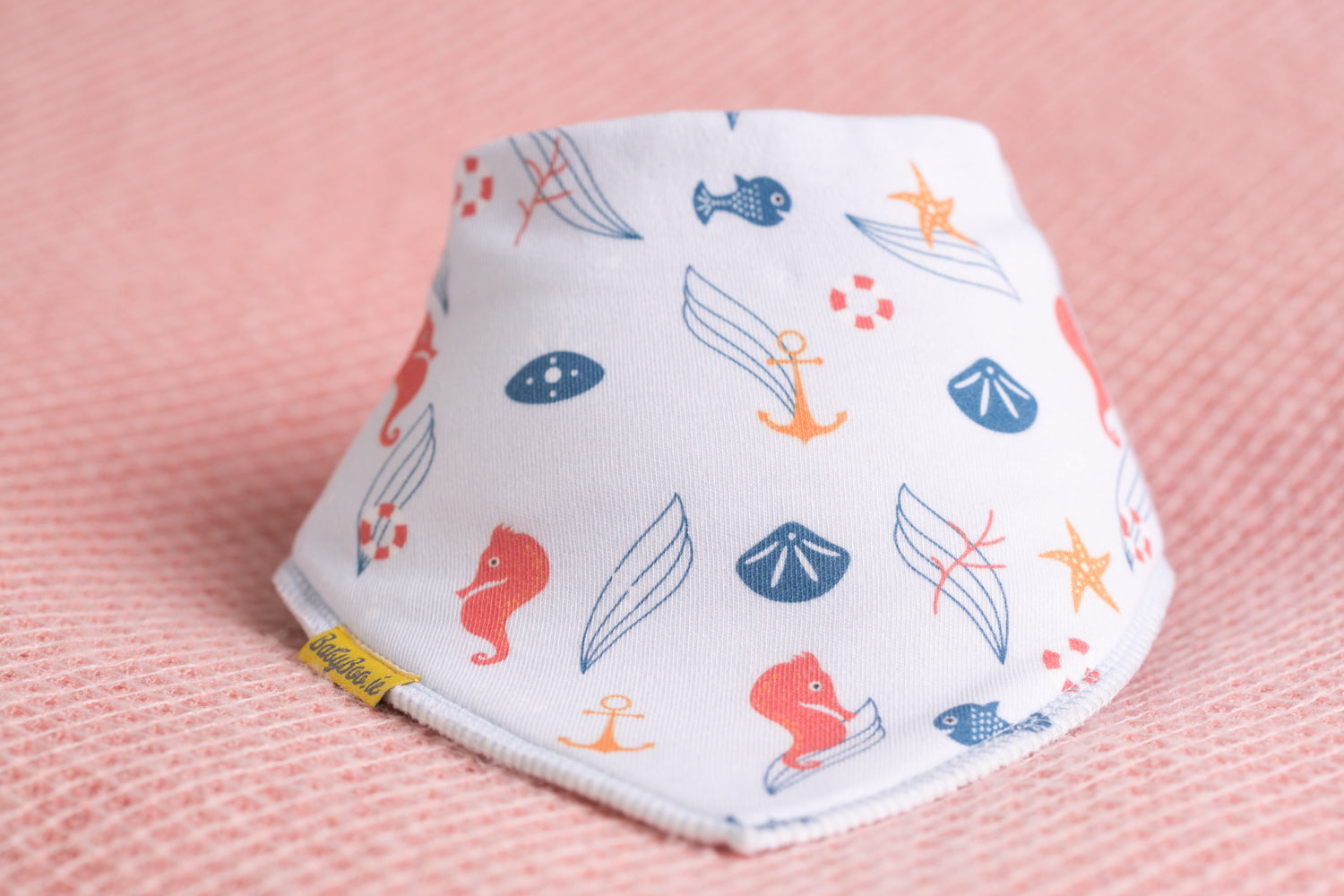 Under the sea organic cotton DribbleBoo bandana bib