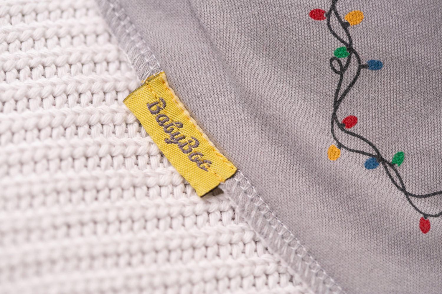 Fairy lights organic cotton  DribbleBoo bandana bib