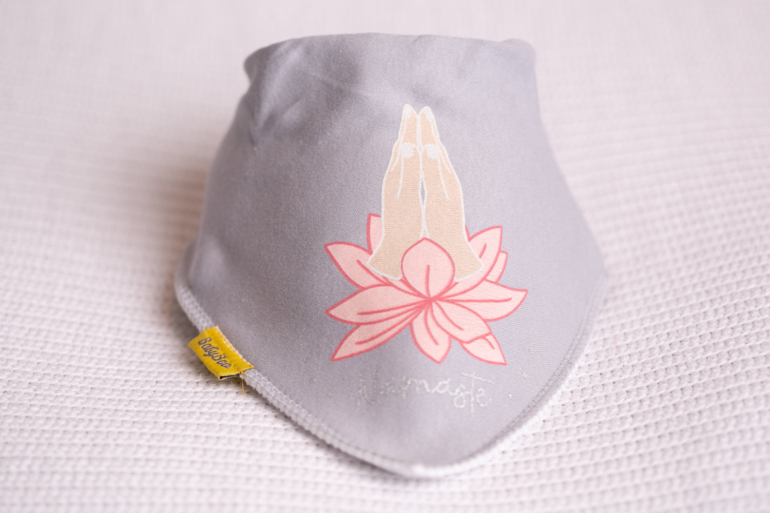Namaste organic cotton bandana bib