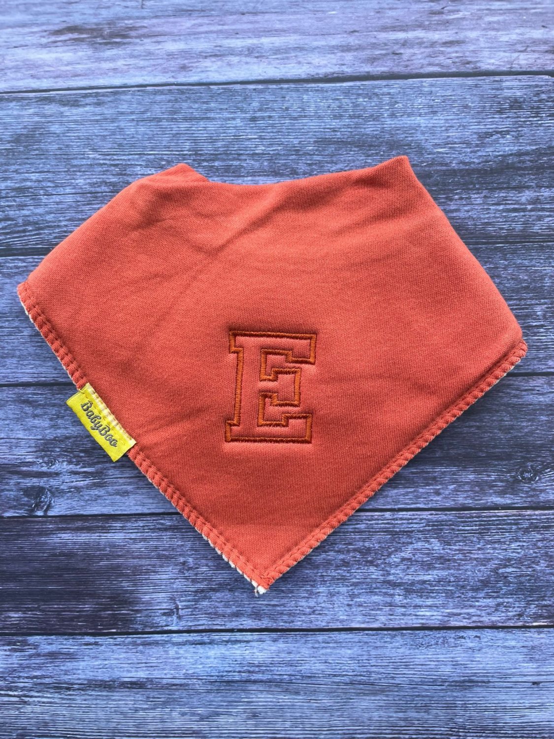 Letterman Organic Cotton DribbleBoo Bandana Bib