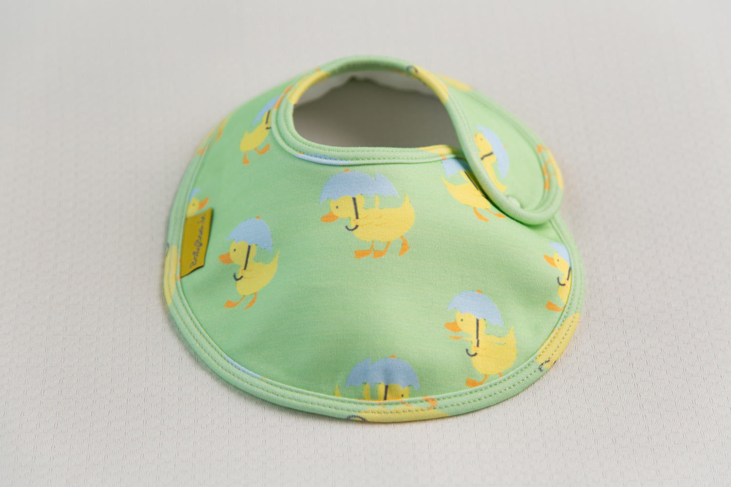 Waddling Ducks organic cotton LittleBoo baby bib