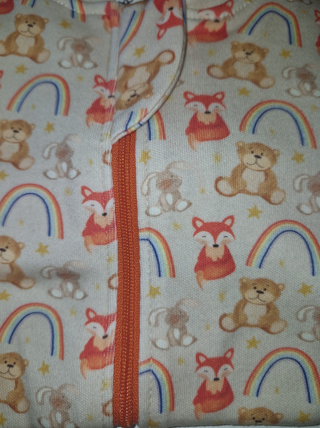 NEW Woodland friends organic cotton ZippyBoo suit