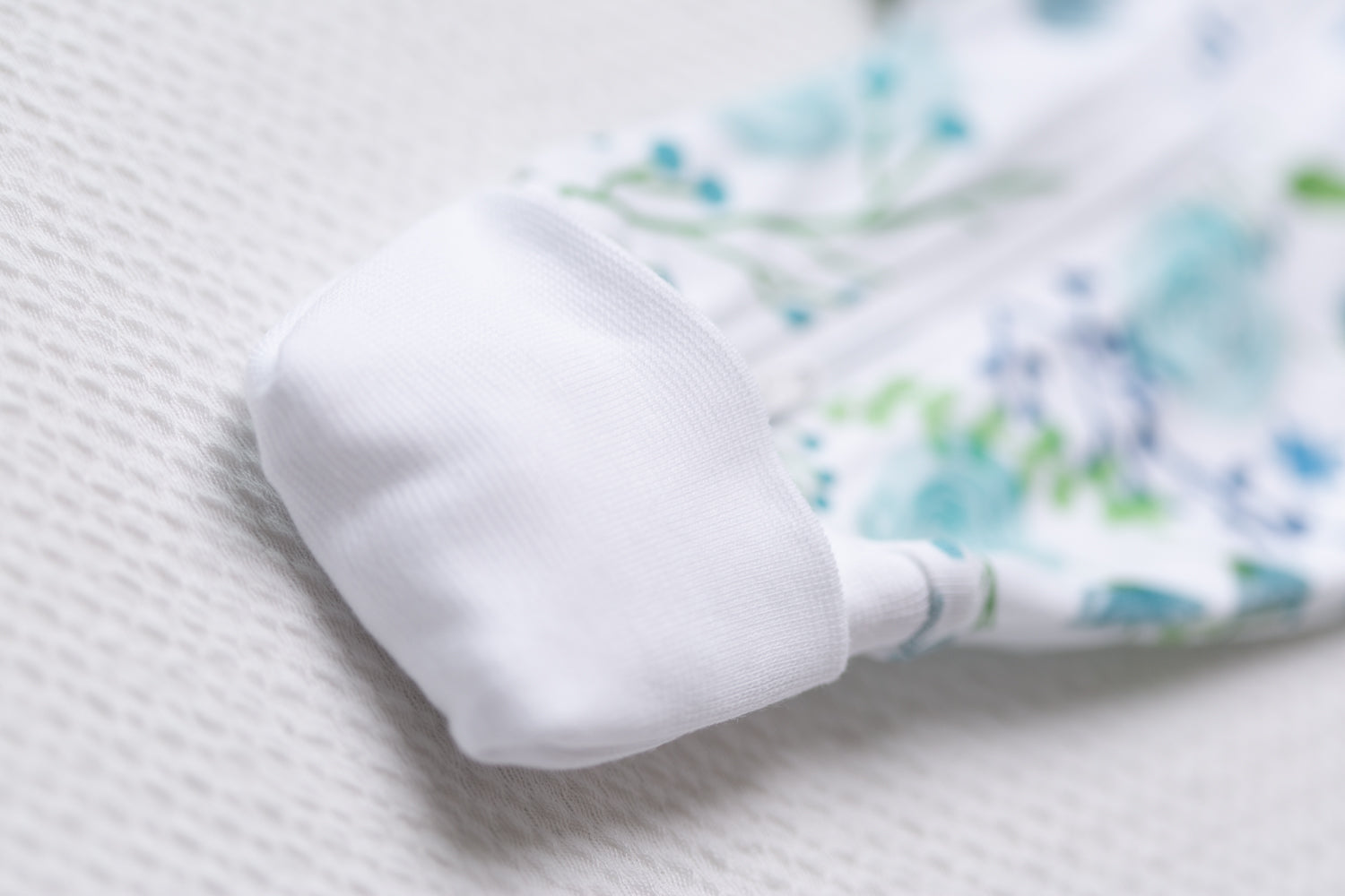 Watercolour flowers organic cotton ZippyBoo suit