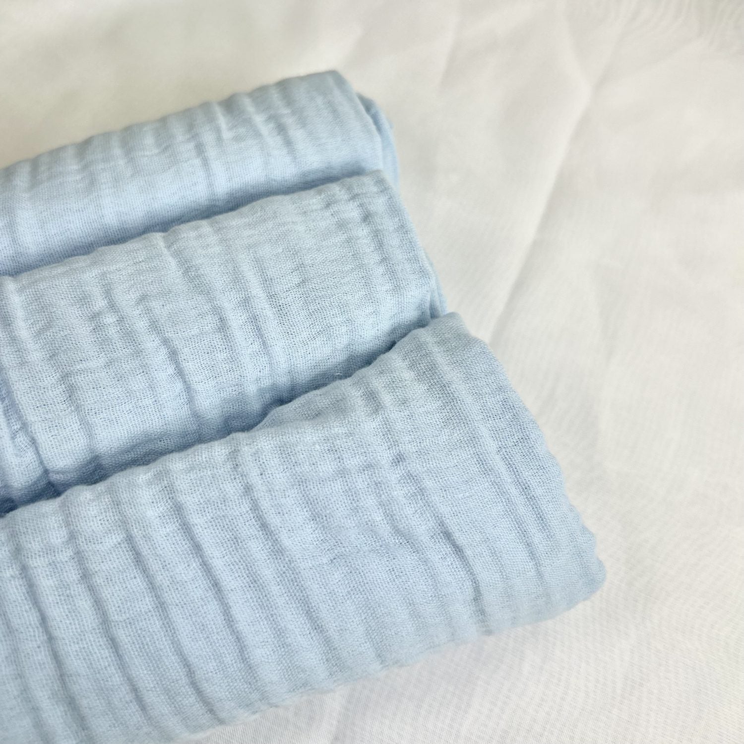 Mini Squares Muslins - Just Baby Blue