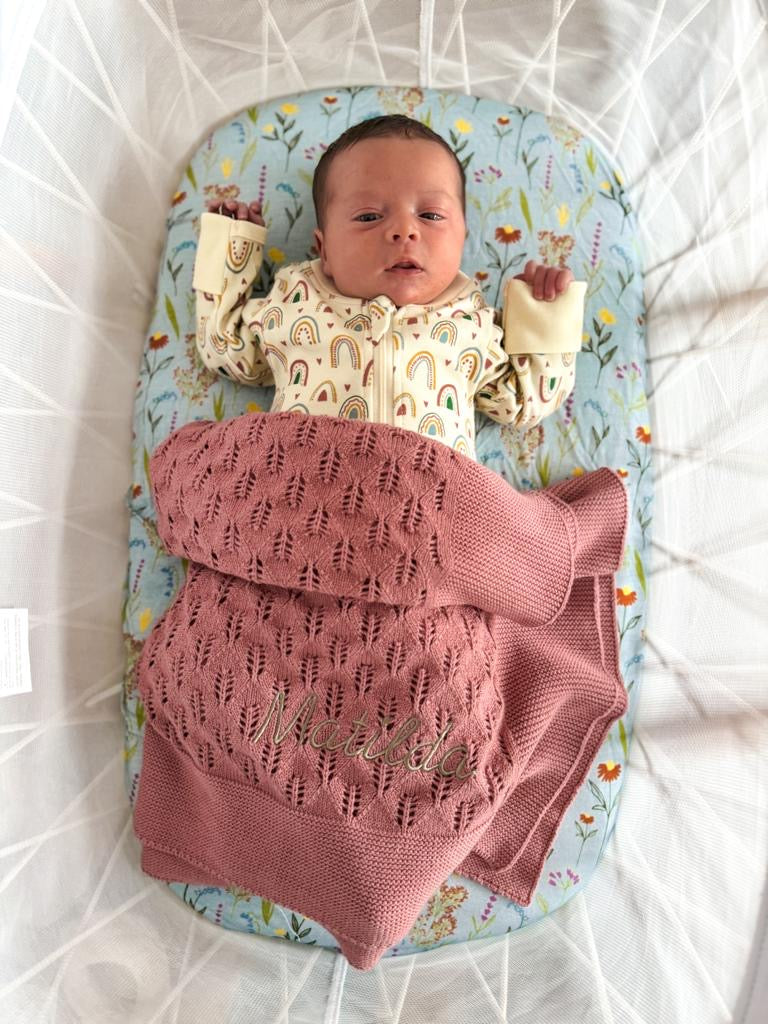 Wildflowers organic cotton BeddyBoo fitted sheet