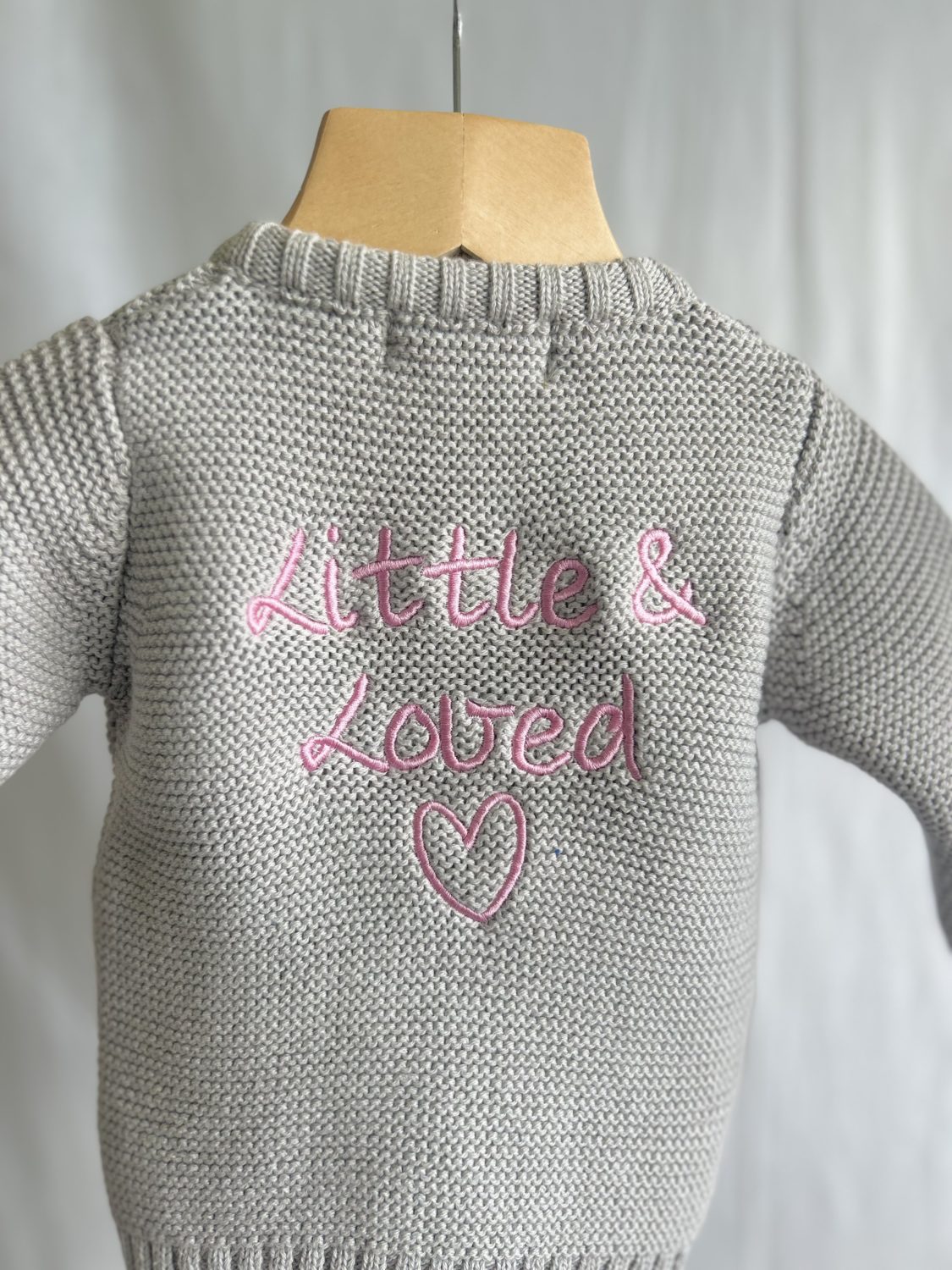 Little & Loved Organic Cotton Zipped Cardigan