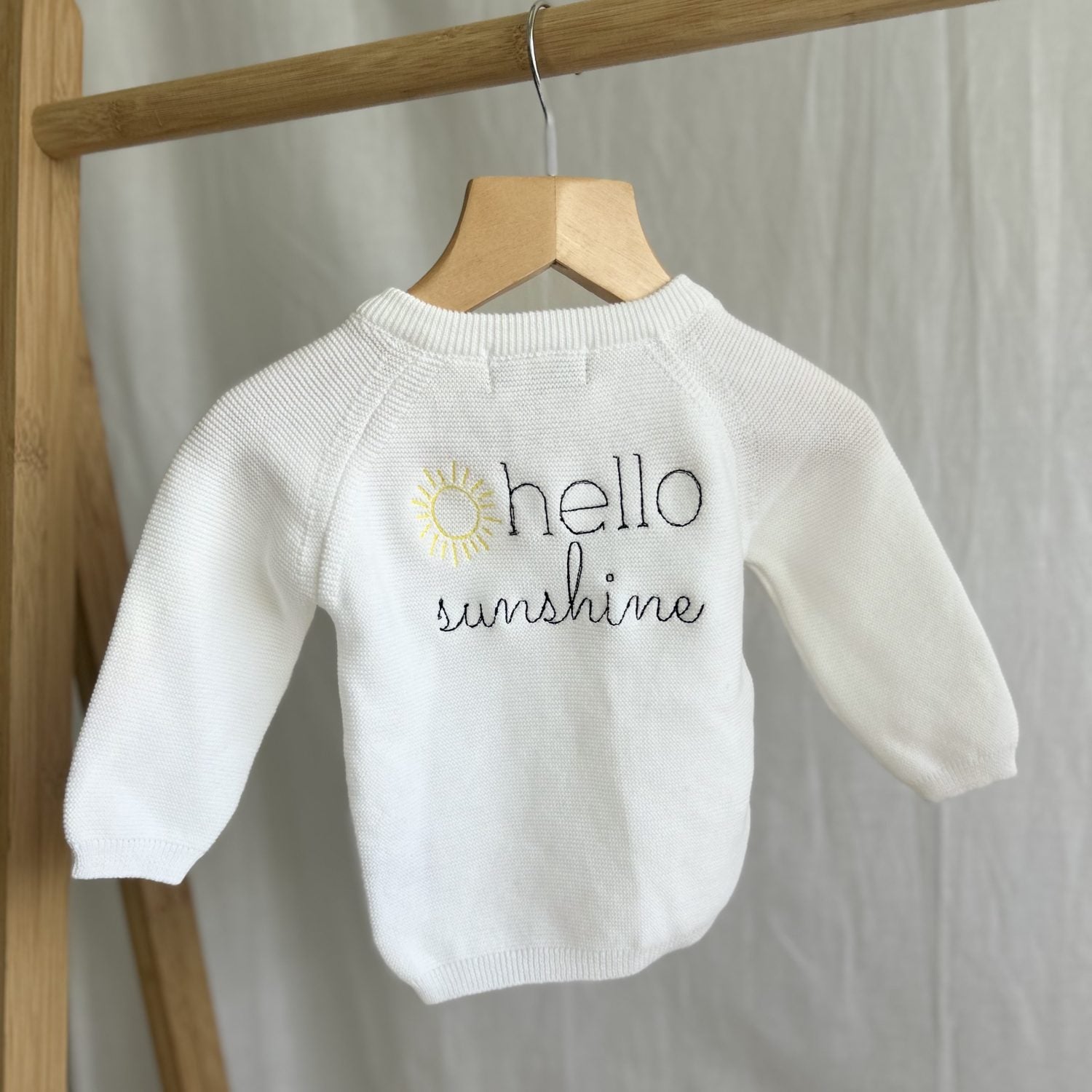 Hello Sunshine! Organic Cotton Kimono Cardigan